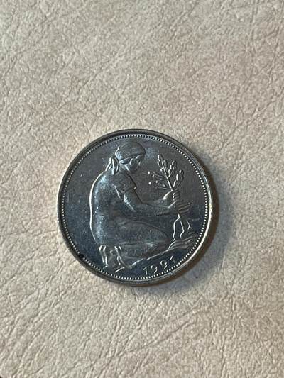 国外硬币拍卖 德国五十芬尼