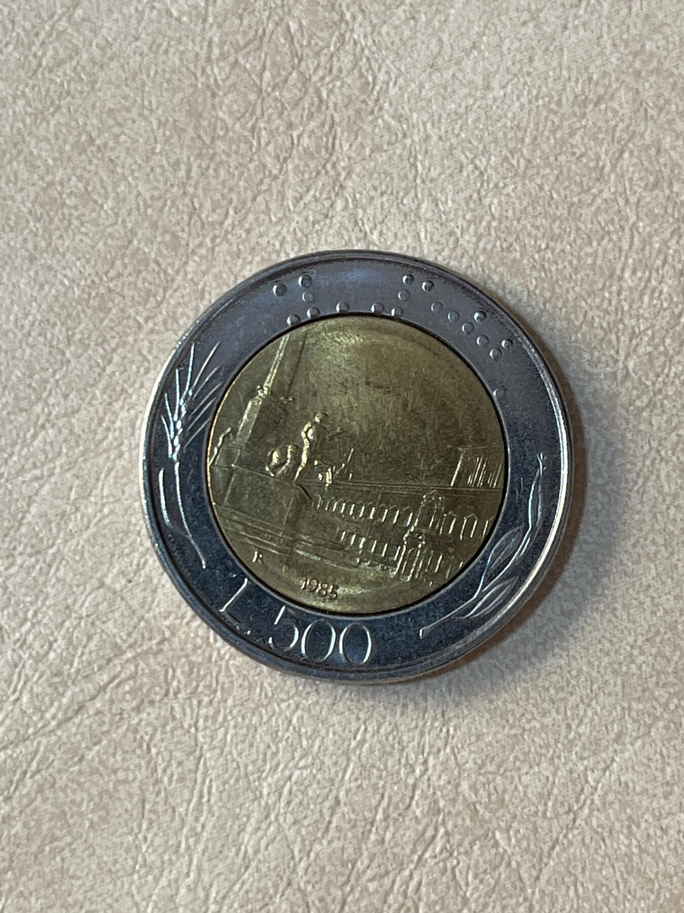 国外硬币拍卖 意大利500里拉