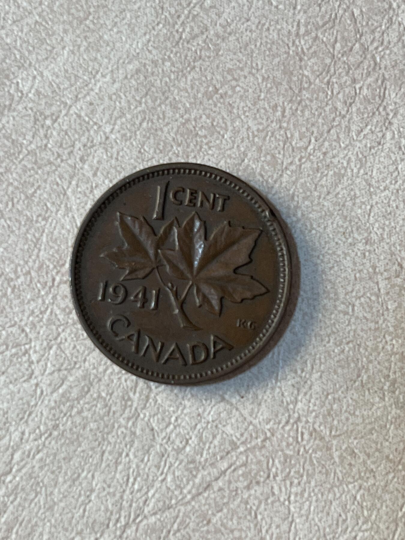 国外硬币拍卖 加拿大乔六一分