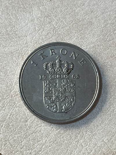 国外硬币拍卖 丹麦一克朗