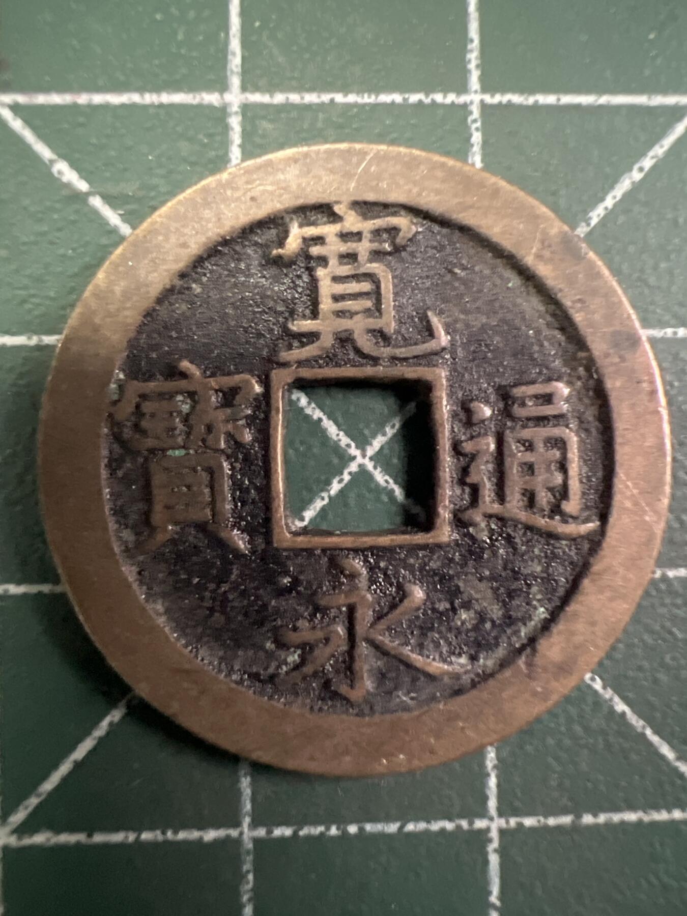 第710期 硬币专场 （无押金，捡漏，全场50包邮，偏远地区除外，接收代拍业务，本店十天发一次货） 宽永通宝  背字文