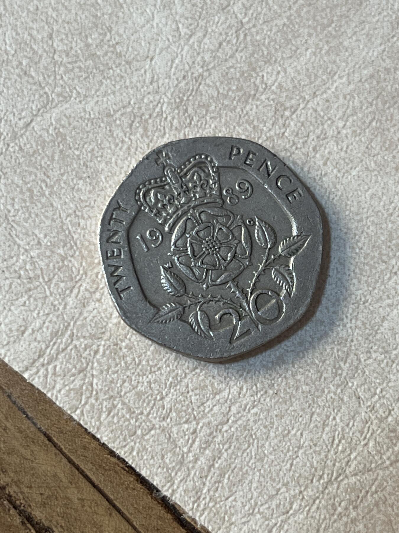 国外硬币拍卖 英国20便士