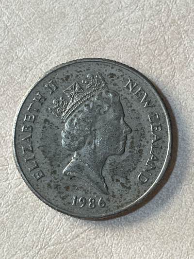 国外硬币拍卖 新西兰50分