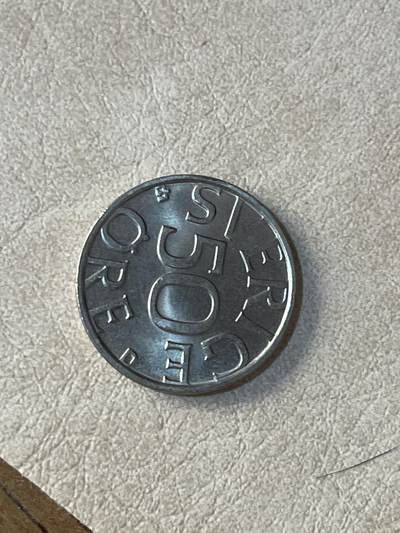 国外硬币拍卖 瑞典50欧尔