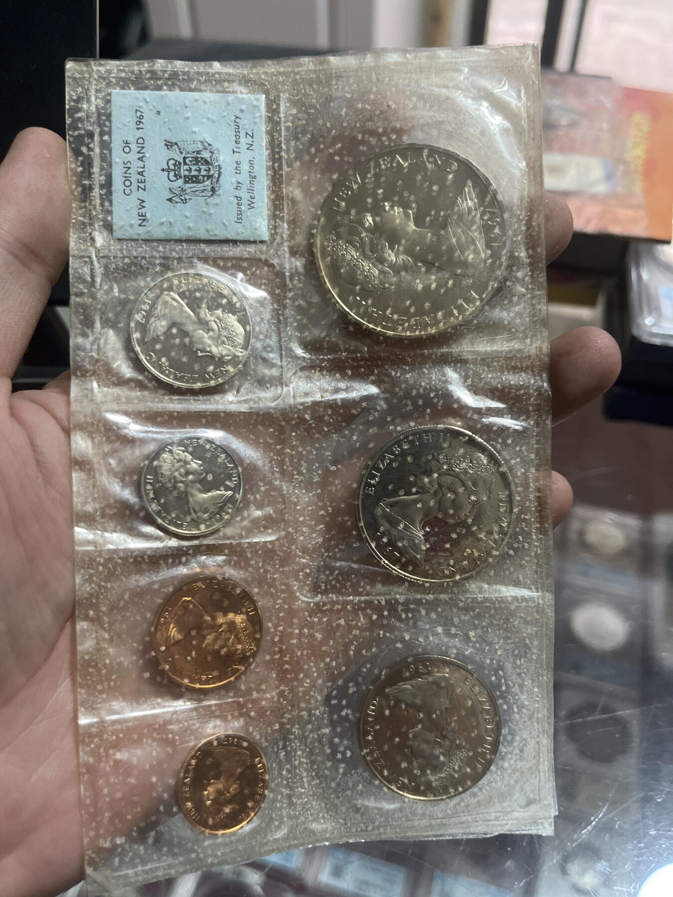 钱币，纪念章，杂项拍卖专场 新西兰精制币原包