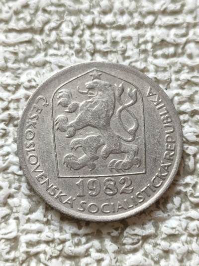 世界，纸币，硬币，杂项 - 1982年捷克斯洛伐克50赫勒