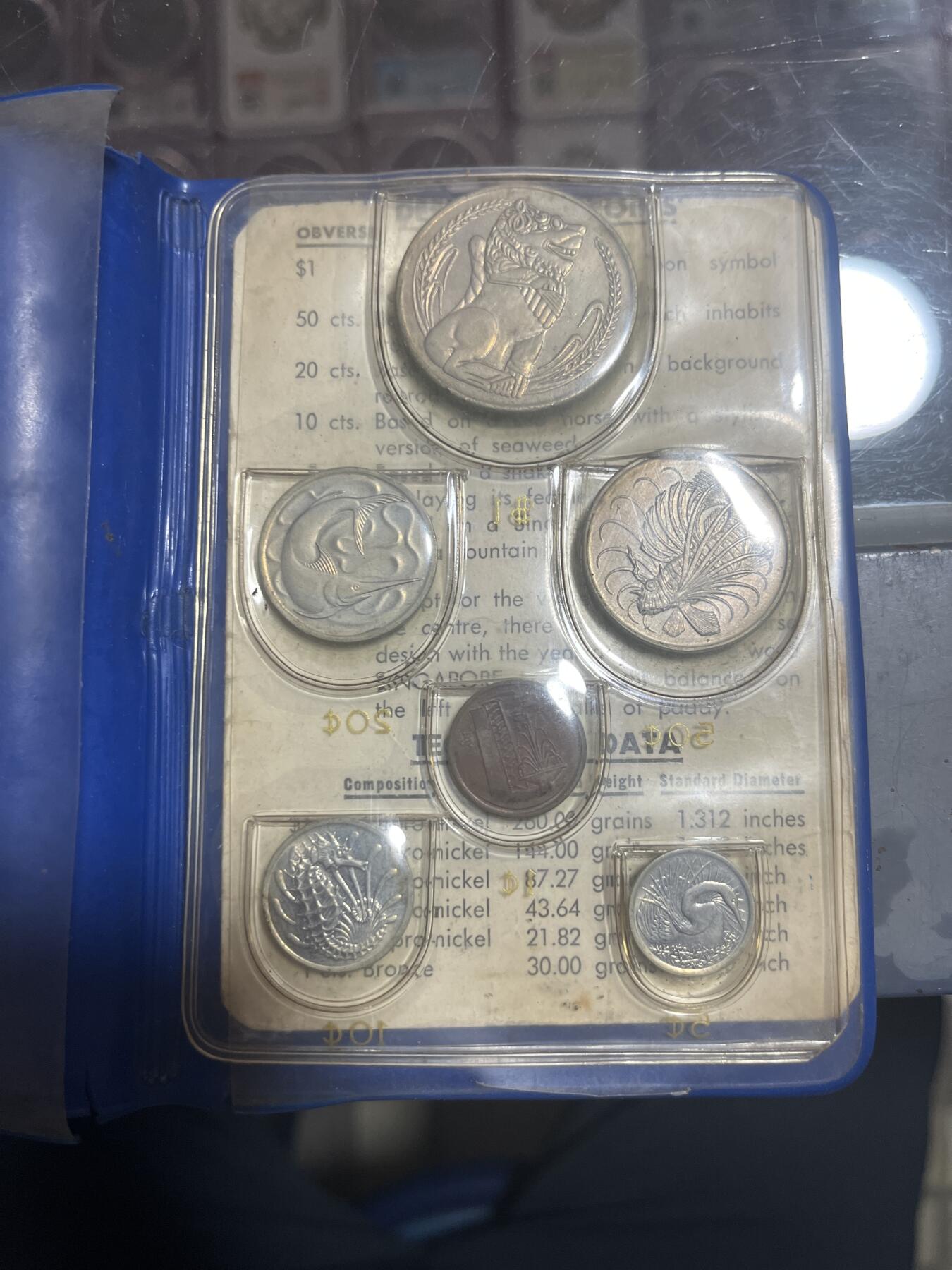 钱币，纪念章，杂项拍卖专场 新加坡万国博览会1970套币