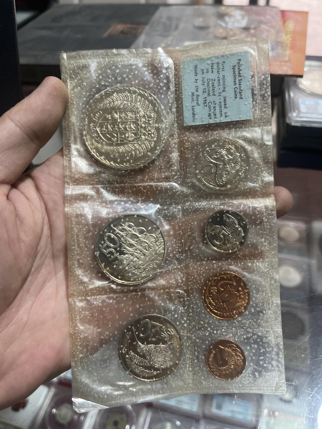 钱币，纪念章，杂项拍卖专场 新西兰精制币原包