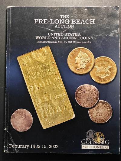 【德藏】世界币章拍卖第98期(全场顺丰包邮) - 94新 2022年GoldbergCoins拍卖目录 全彩高清铜版纸印刷 全书约190页