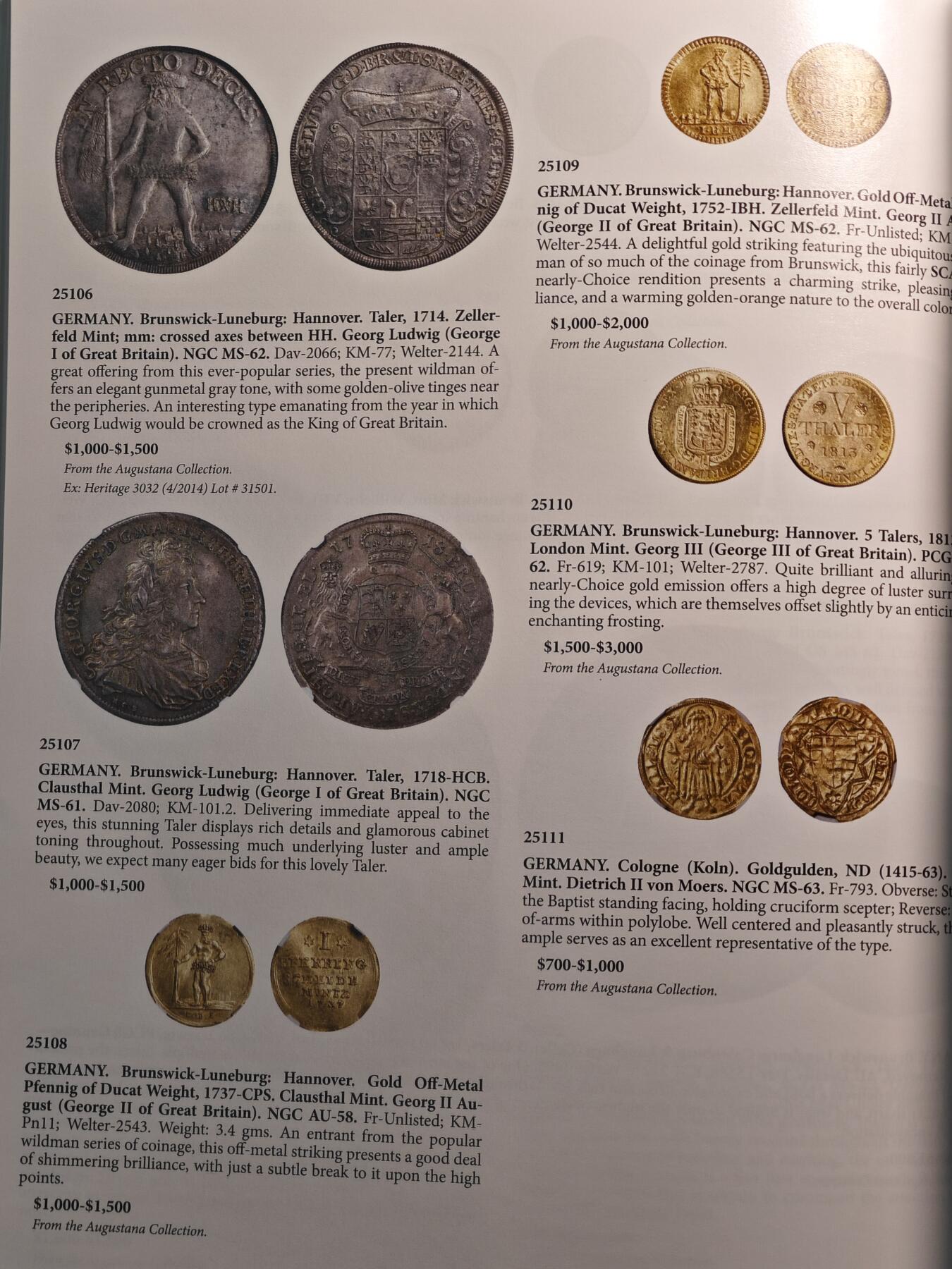 【德藏】世界币章拍卖第98期(全场顺丰包邮)