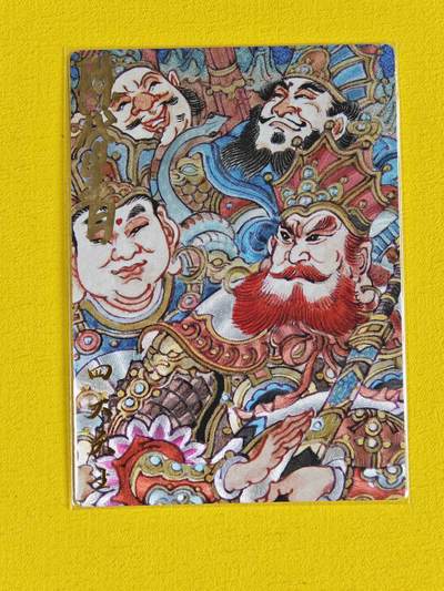 ♥国庆欢乐场：玩卡战线超级大甩拍第11期（好物、稀缺、镇册之宝） 【亲签卡】昆仑万象-陈岱青绘四大天王亲签粗闪特卡