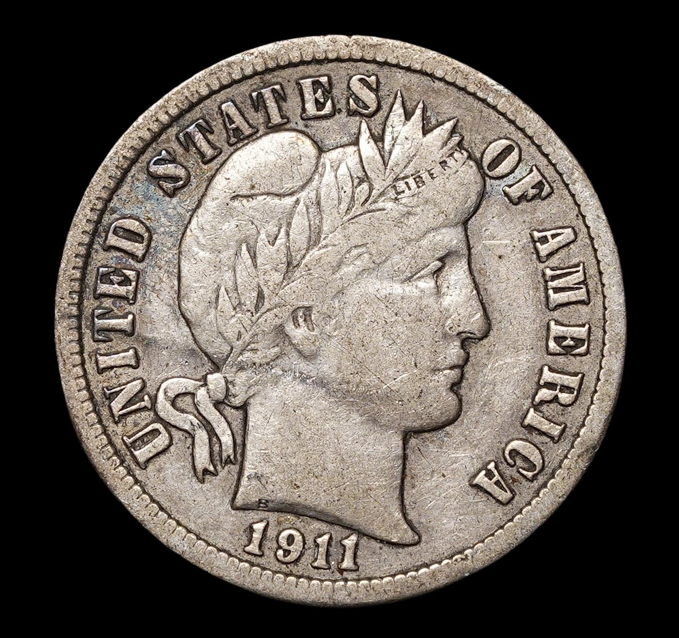 修遠堂世界钱币第四十期 全场包邮 1911年10美分银币