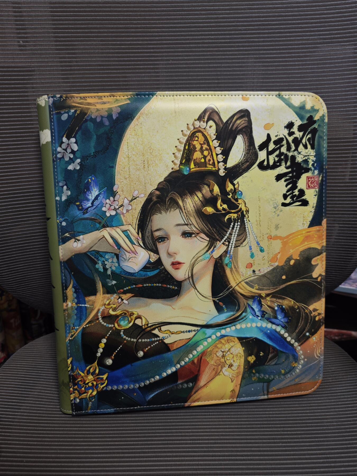 玩卡战线超级大甩拍第10期（好物、稀缺、镇册之宝） 高端定制-古风美女题材9宫卡册，高端三拼款，D环