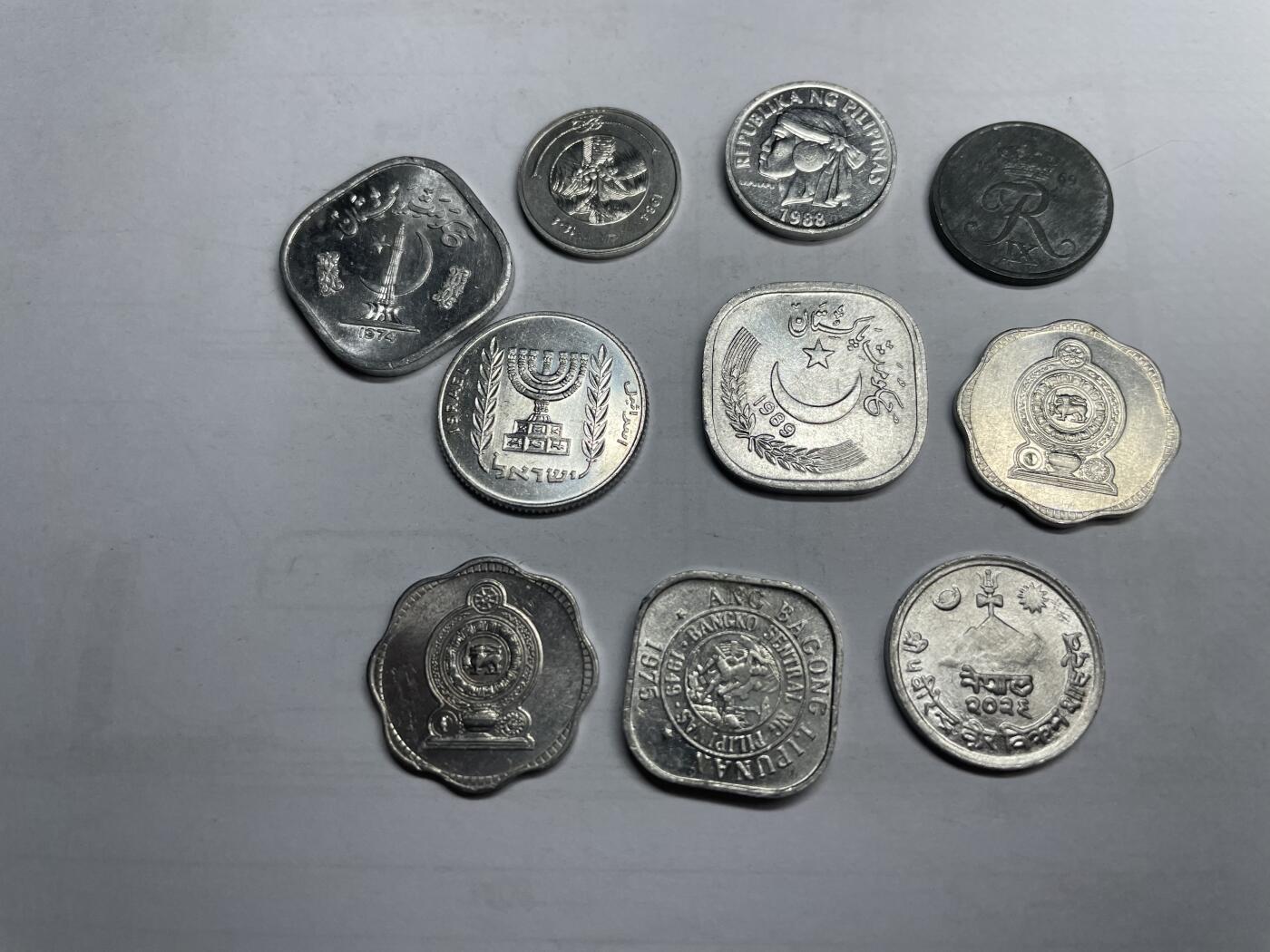 每日一拍，2024年集古藏今外币拍卖第十五期-第4场—（总第144拍），可以寄存60天，满160元包邮。 世界各国铝币10枚02