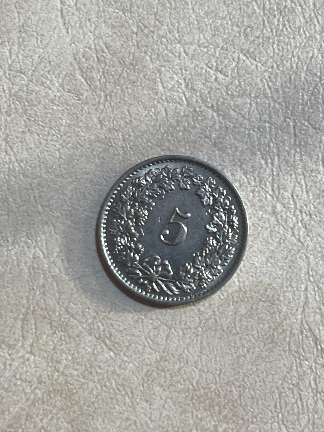 纸币硬币拍卖 瑞士1932年好品