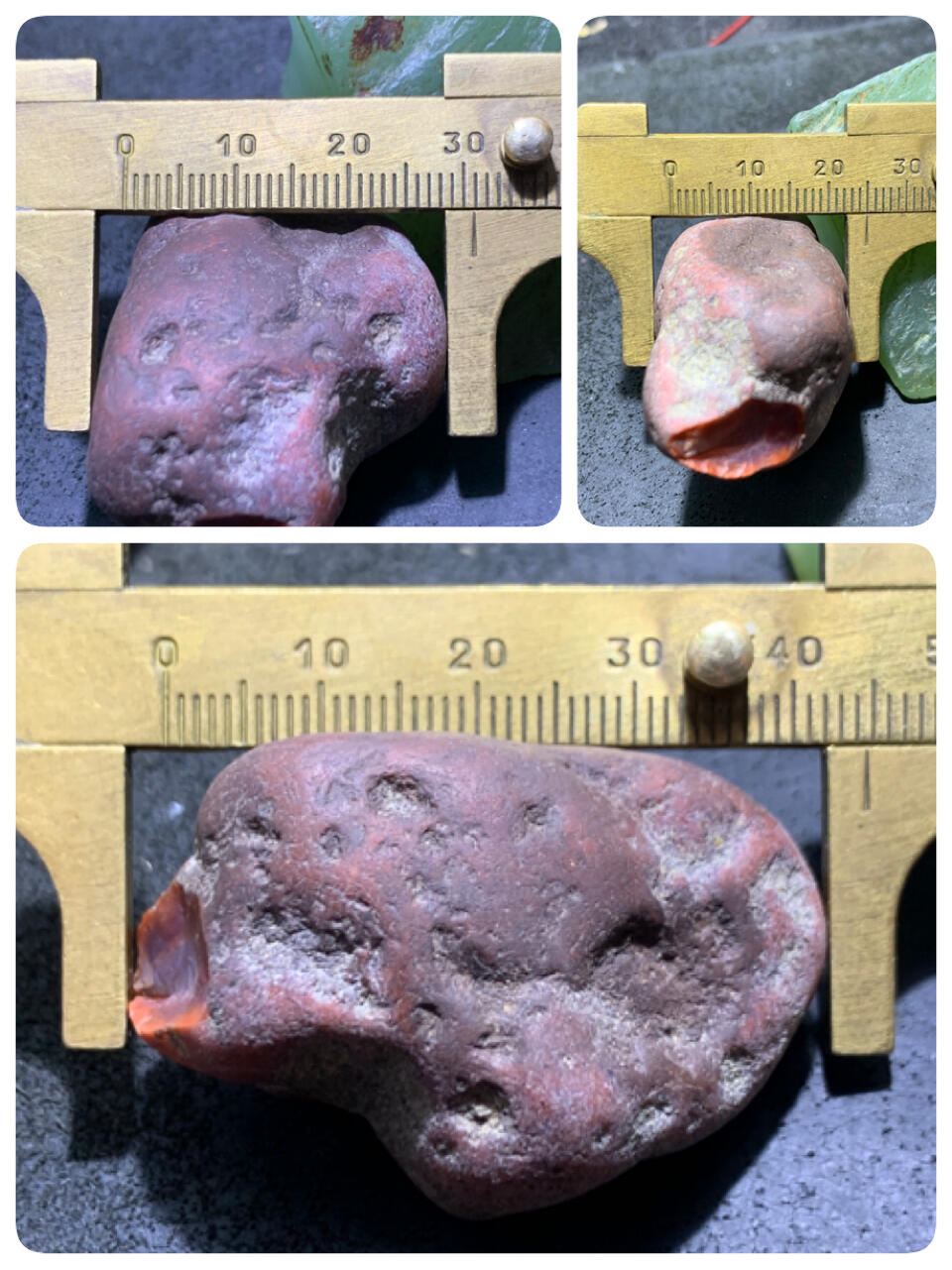 精美开窗帘紫罗兰，红皮南红玛瑙原石一颗，