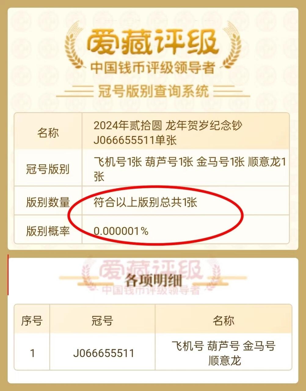 👑龙钞飞机号顶级靓号绝品一张 💖代藏友出～低于正常五折价上拍错过无💖 ✈️✈️✈️✈️✈️ 📢飞机靓号➕葫芦号➕顺意龙 💖概率仅0.000001% 难得一见的收藏精品💖与通天号同等概率！！！