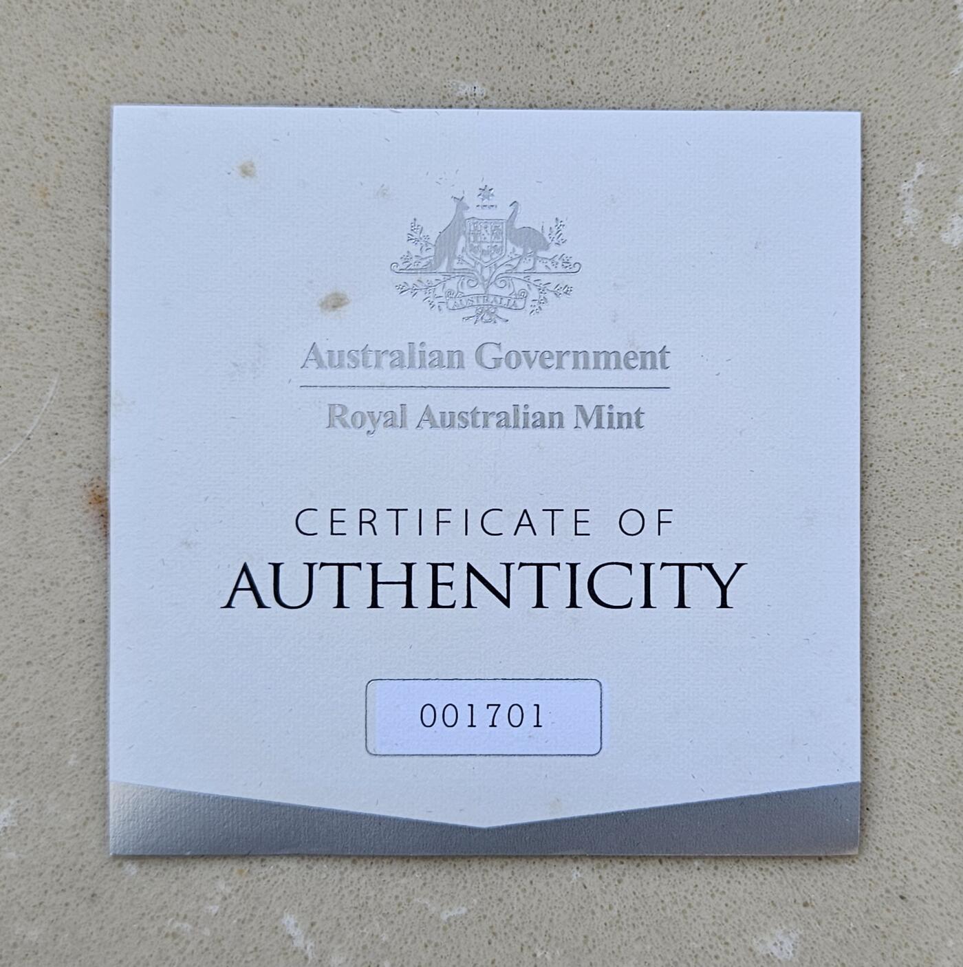 	澳大利亚皇家铸币厂 Australian Royal Mint, 2016 Proof 5$ 1 oz Silver Selectively Gold Plated Coin 40 mm "2016 Australian Olypic Team"  
