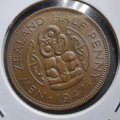 沼泽如烟--第484场 - 新西兰1947年半便士