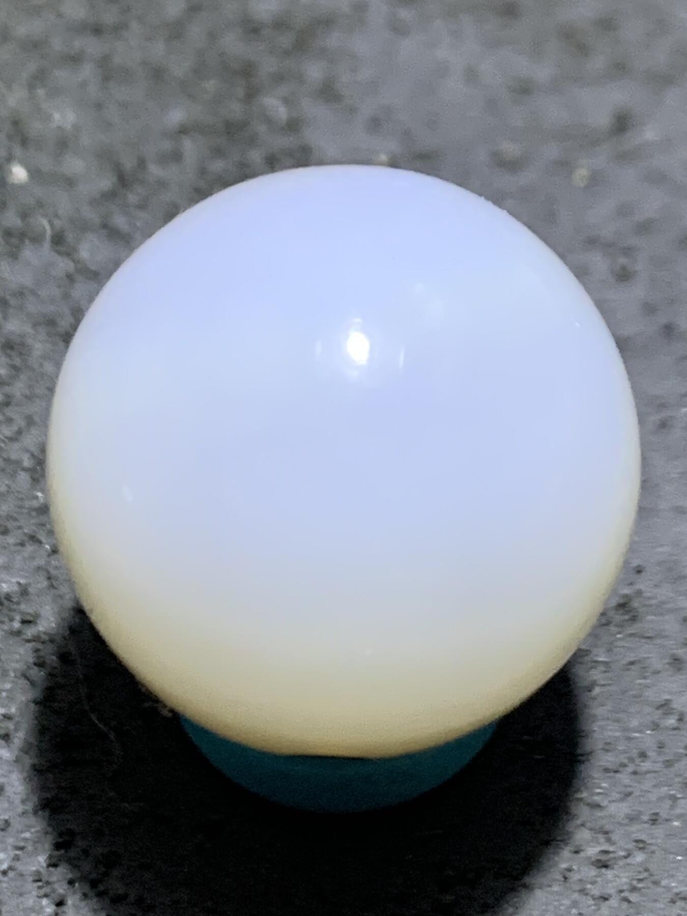 精美高玉化亚光一线海洋玉髓手工俏色巧雕一心向佛意境圆珠一个！