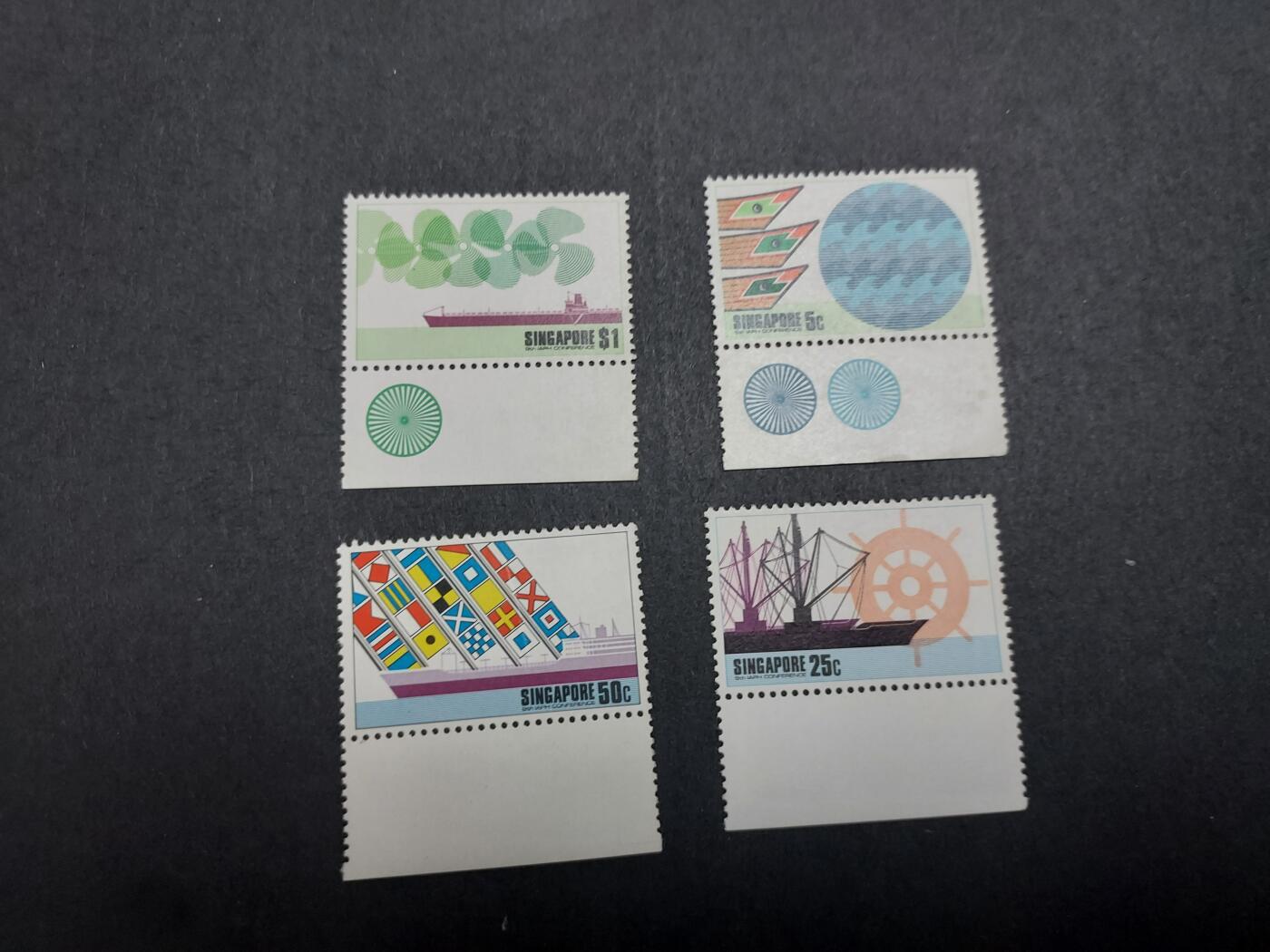 理想集藏/博彦收藏 10月5日8点邮票专场 新加坡纪念票 新全 有黄 上品