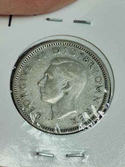 2024年第六场外国好品散币(免佣金) - 英国🇬🇧1942年6便士银币