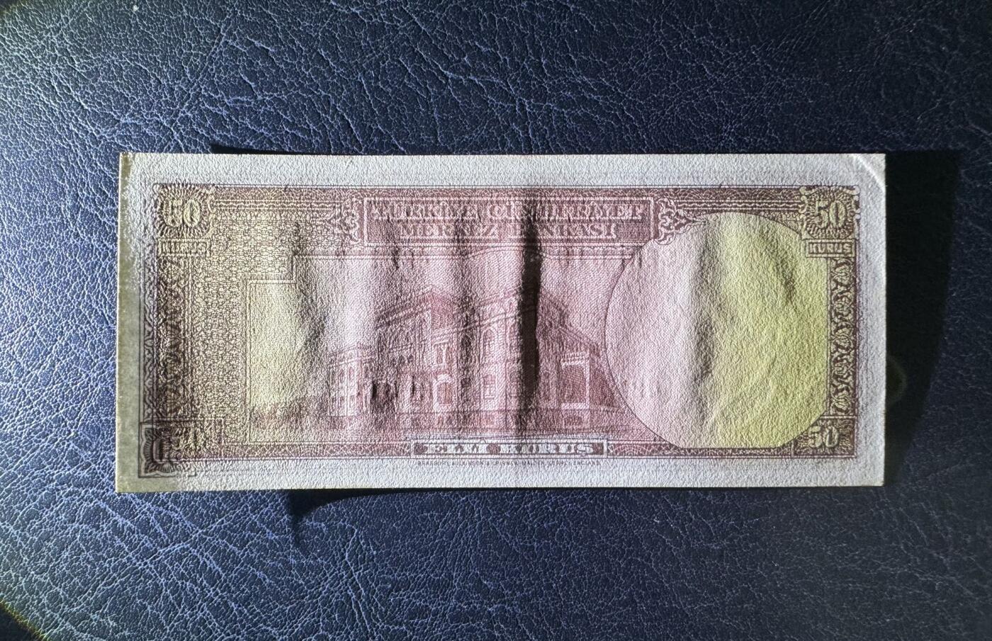 收藏联盟Quantum Auction 第379期拍卖  土耳其1930年50库鲁 品相AU-   BWC作品