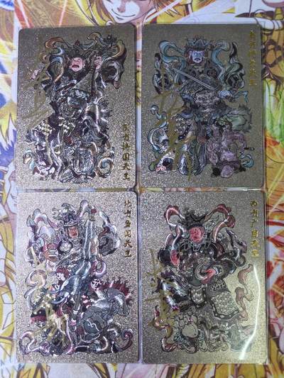 天玑星卡拍第五十四期《呼神唤卫 石墩出动》周一预展结束周四截拍 持续收拍中 满赠三娘需备注 - 【亲签卡】超吉梦卡牌 薛家将特卡 四大天王 粗闪