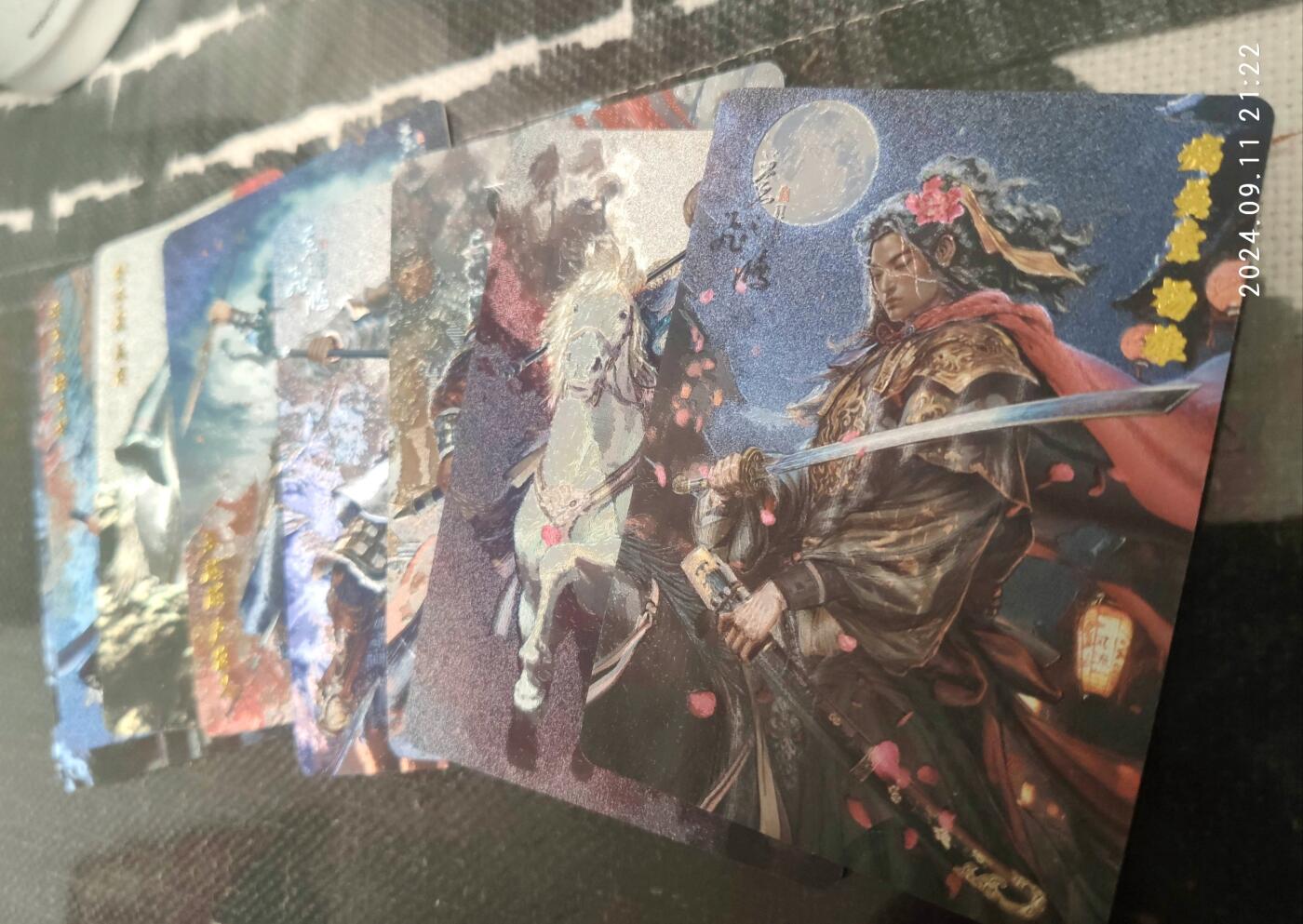 龍虎拍卖第V场 欢迎加群 全粗卡一套（8张） 飞鸿水浒 百里卡牌