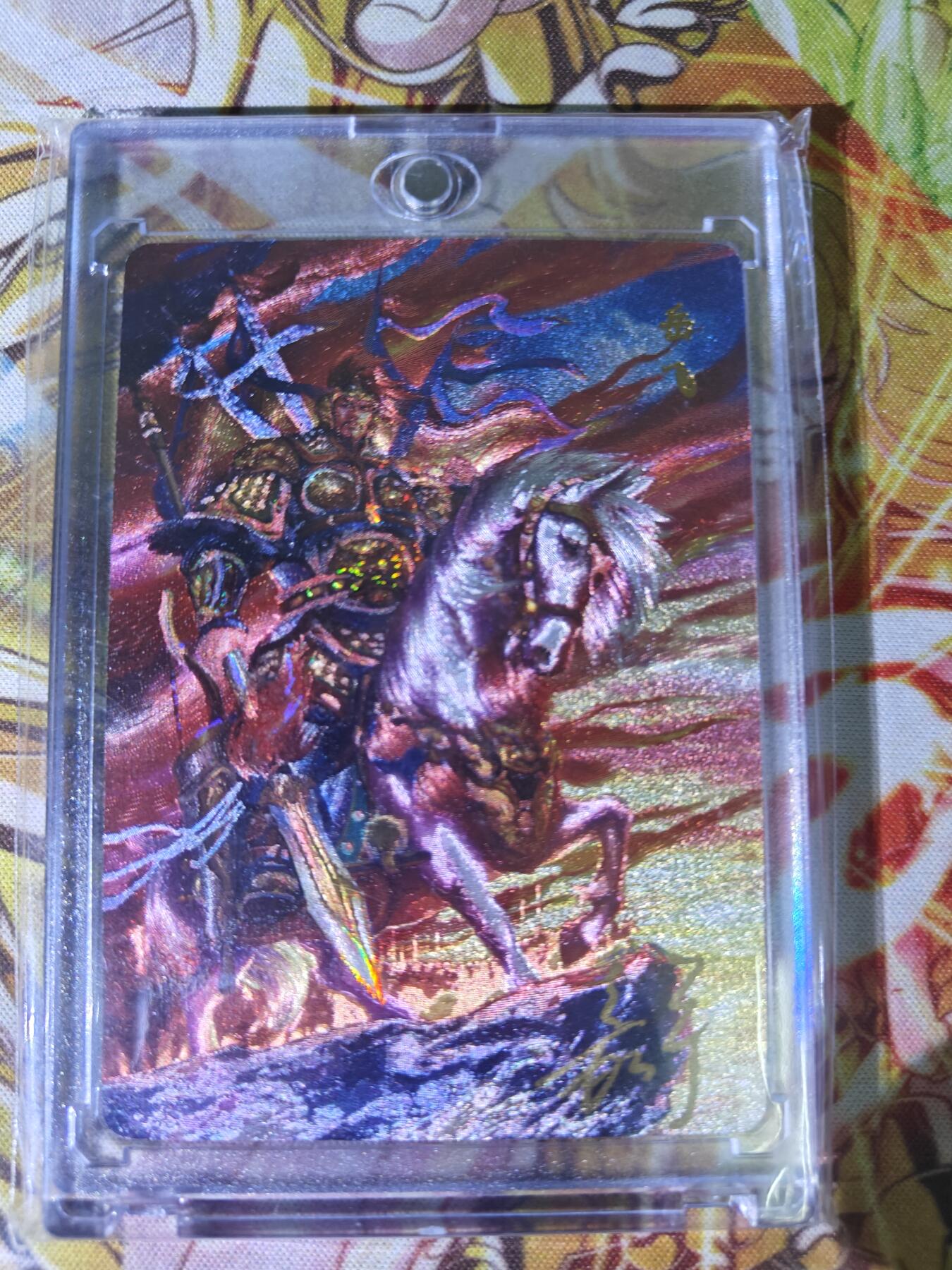 天玑星卡拍第五十四期《呼神唤卫 石墩出动》周一预展结束周四截拍 持续收拍中 满赠三娘需备注 【亲签卡】百里卡牌 满江红 岳飞 编号0145