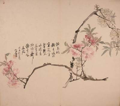 承乾2024金秋喜迎国庆文物拍卖 - 汪继声《桃花图》