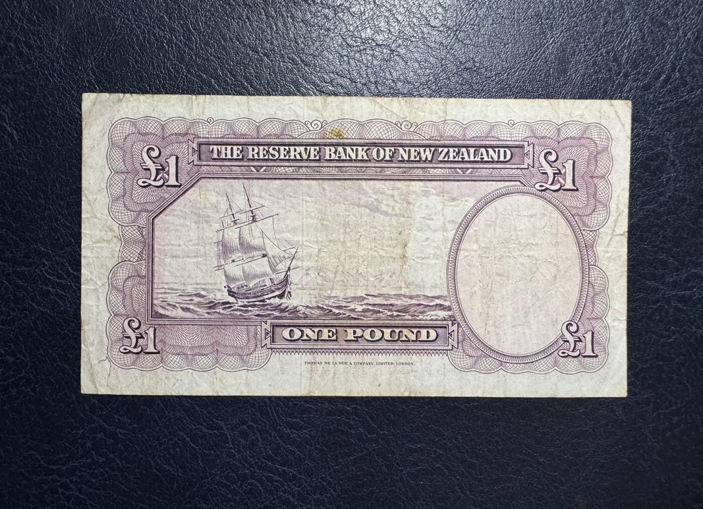 收藏联盟Quantum Auction 第379期拍卖  新西兰1956-67年1镑 品相如图 库克船长