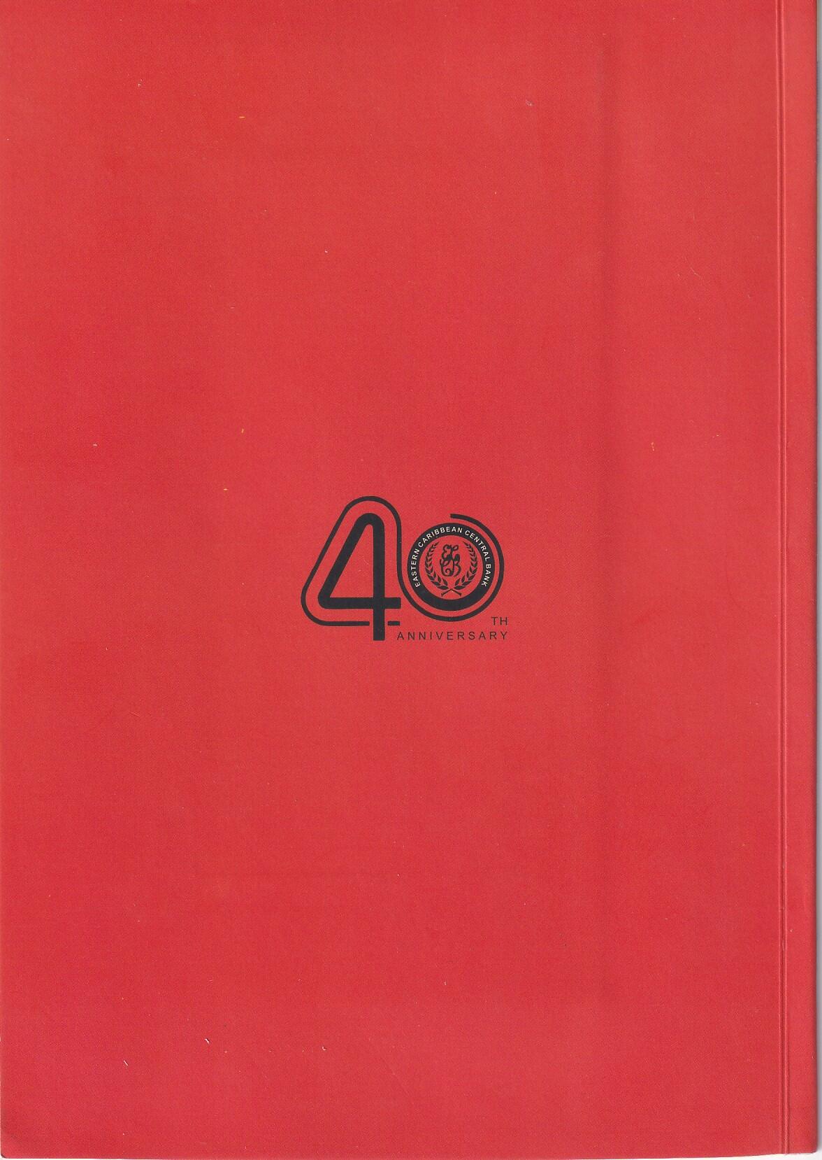 【原装册】美洲-东加勒比-2元-中央银行成立40周年-塑料钞-纪念钞-AA首冠