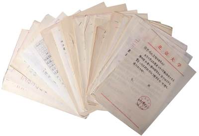 承乾2024金秋喜迎国庆文物拍卖 - 电影（徐悲鸿）原始材料若干