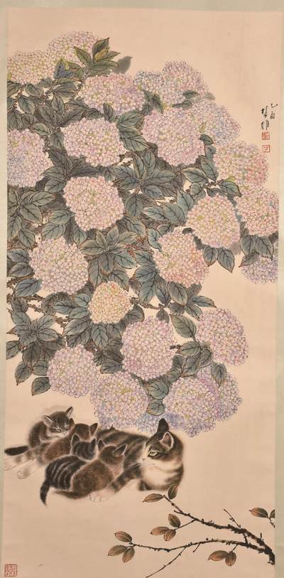 承乾2024金秋喜迎国庆文物拍卖 - 方楚雄《猫》