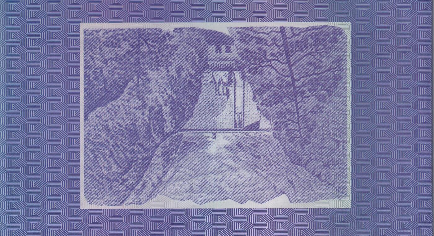 全球纪念钞专场，全部原装册，全新UNC， 【原装册】亚洲-吉尔吉斯斯坦-托克托古尔150周年-2017年-100索姆-纸钞-纪念钞
