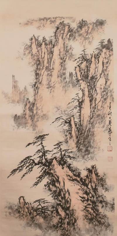 承乾2024金秋喜迎国庆文物拍卖 - 董寿平《山水》