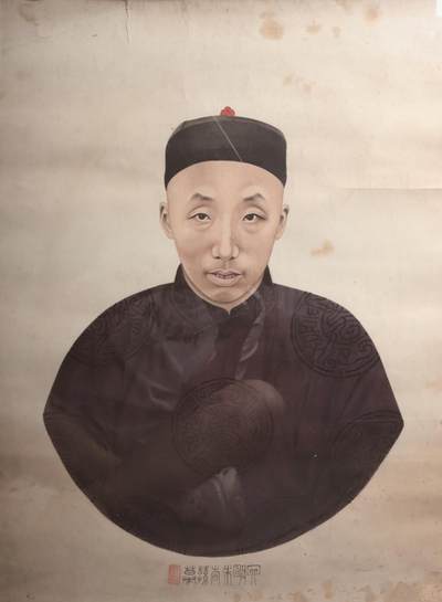 承乾2024金秋喜迎国庆文物拍卖 - 朱杏荪自画像