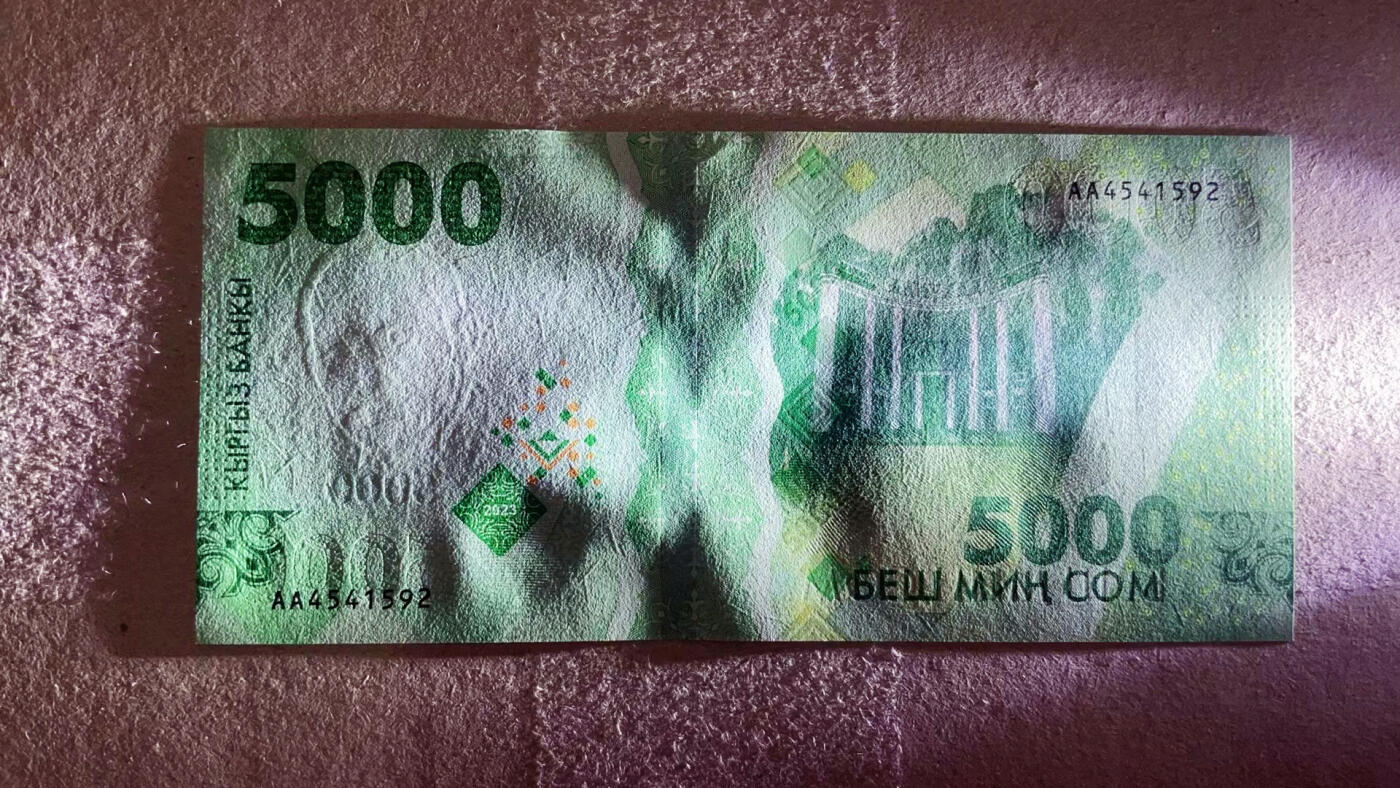 【Blue Auction】✨世界纸币精拍第551期【精】 【AA】吉尔吉斯斯坦 2023年 5000索姆 全新UNC（卖家发货）