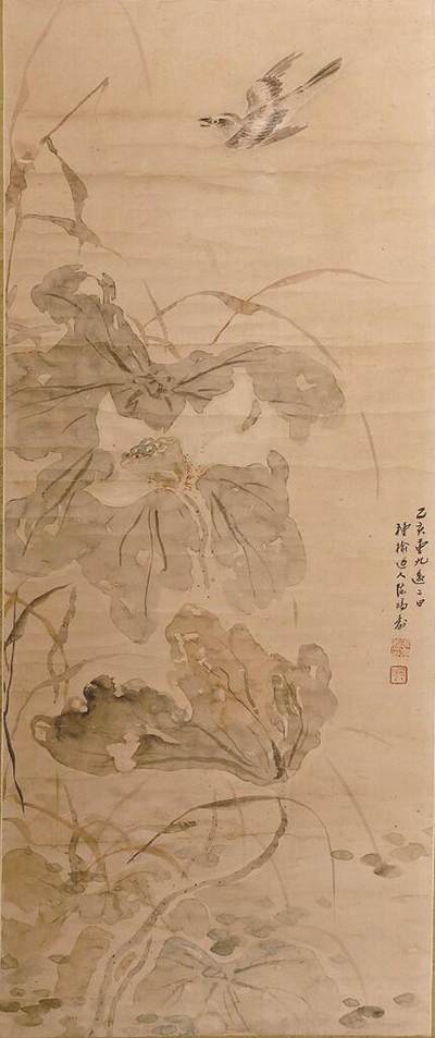 承乾2024金秋喜迎国庆文物拍卖 - 陈鸿寿《花鸟》