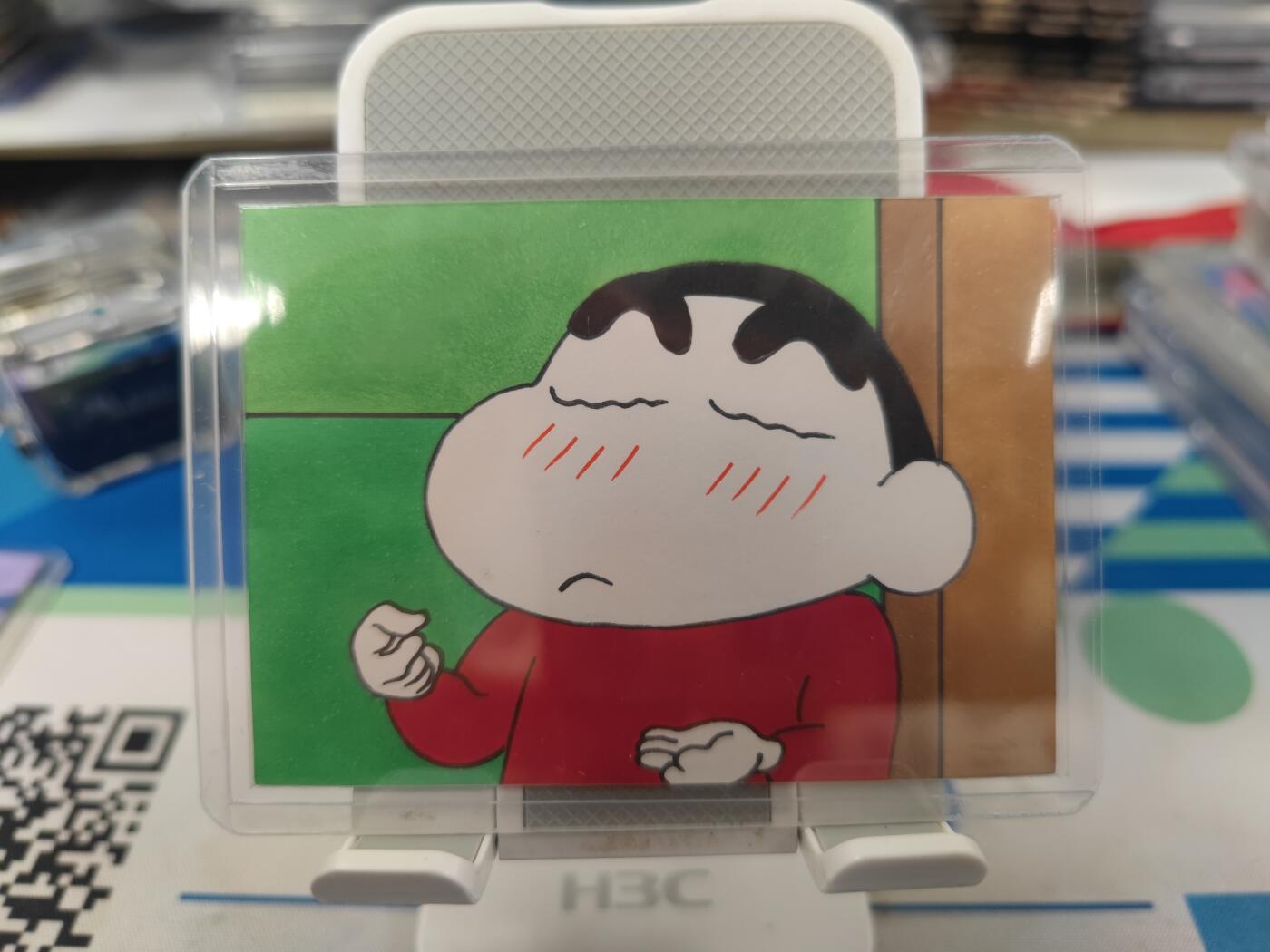 妖精的尾巴卡牌拍卖《国庆快乐拍》第二十八期(收拍品) 手绘卡-蜡笔小新-画师:枉干