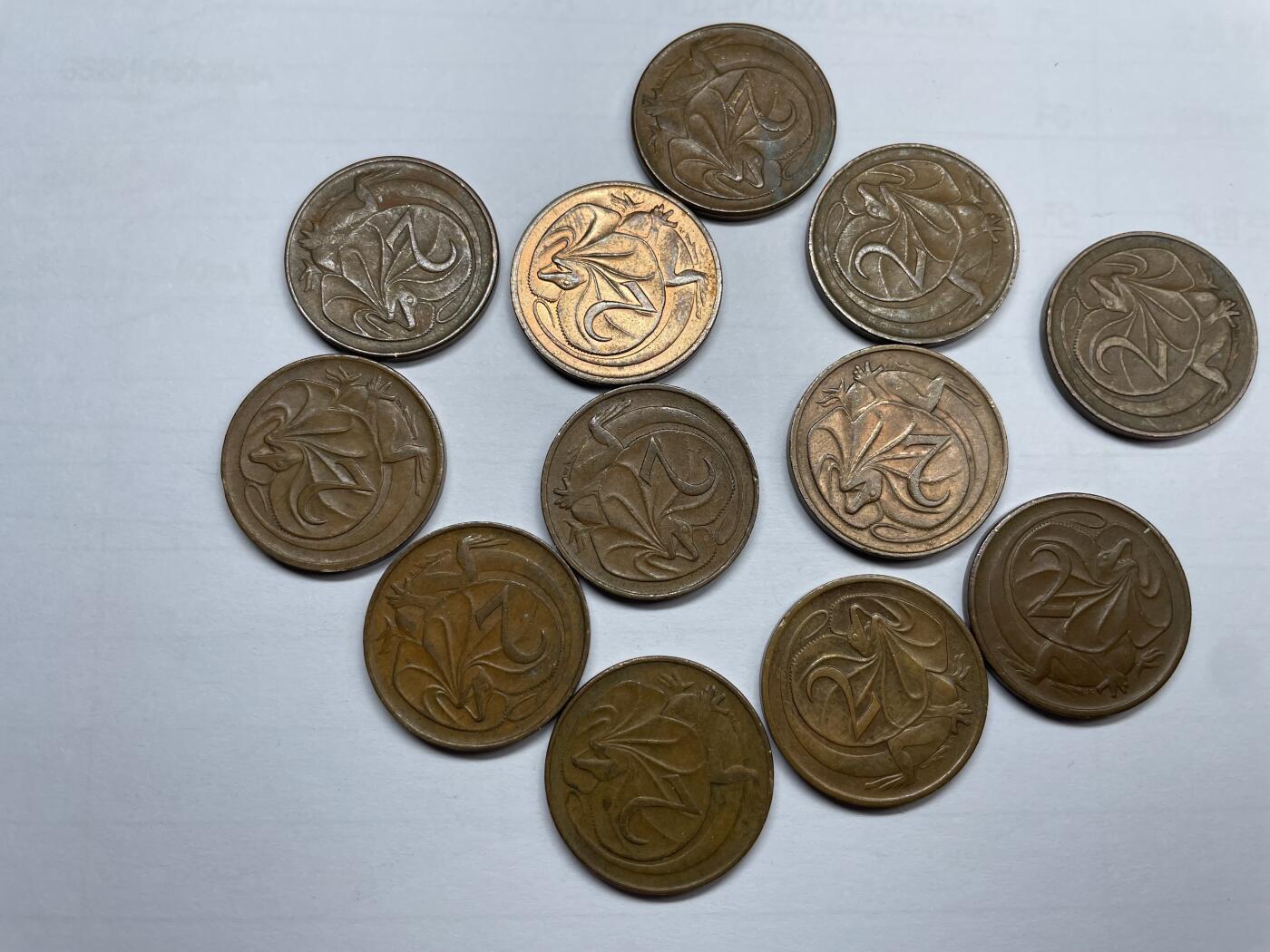 每日一拍，2024年集古藏今外币拍卖第十五期-第8场—（总第148拍），可以寄存60天，满160元包邮。 澳大利亚12枚