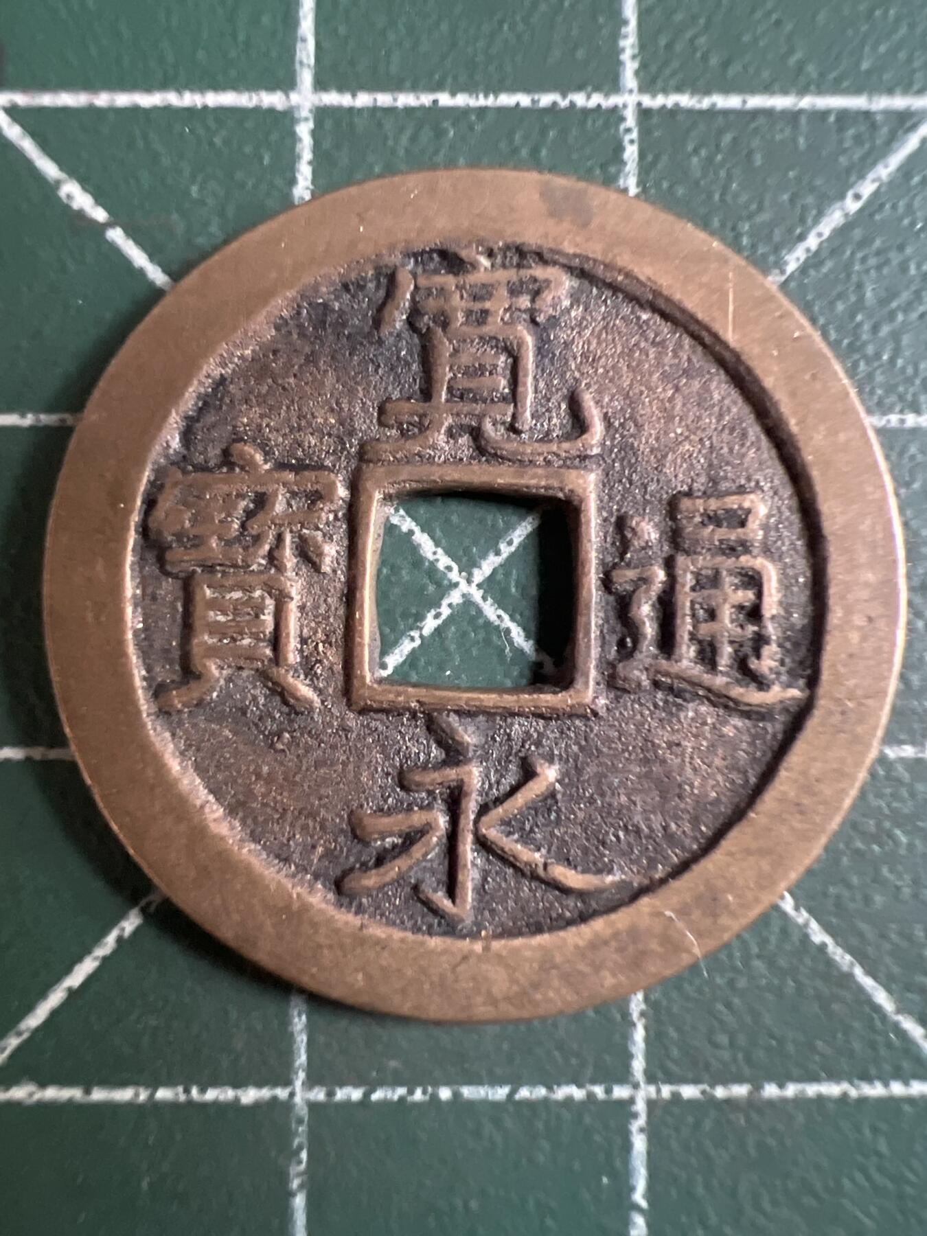 第720期 硬币专场 （无押金，捡漏，全场50包邮，偏远地区除外，接收代拍业务，本店十天发一次货） 宽永通宝 背字文