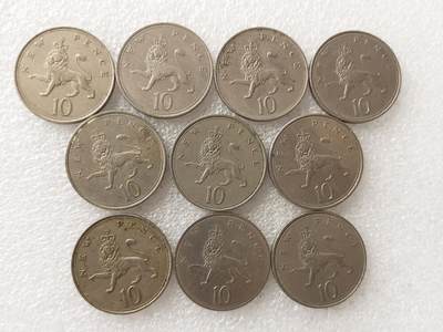第一海外回流一元起拍收藏 散集专场 第123期 - 英国1968年10便士 大版 10枚