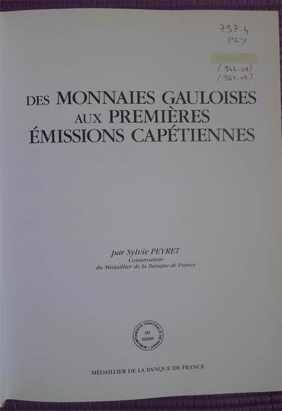 世界钱币章牌书籍专场拍卖11.01 一本关于法国古代钱币的书（高卢至卡佩王朝时期）