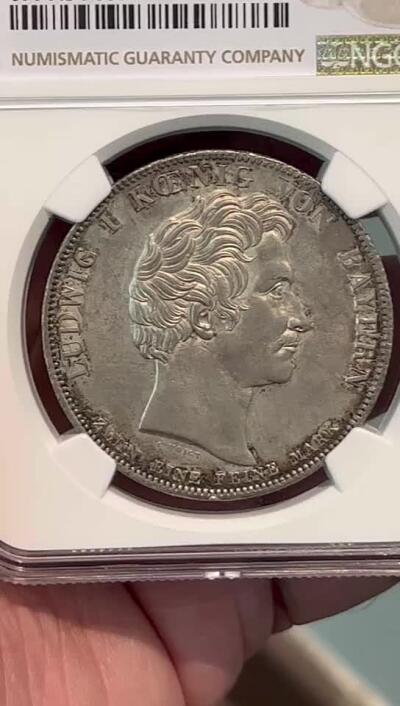 NGC-UNCD 1829巴伐利亚丰饶角泰勒银币