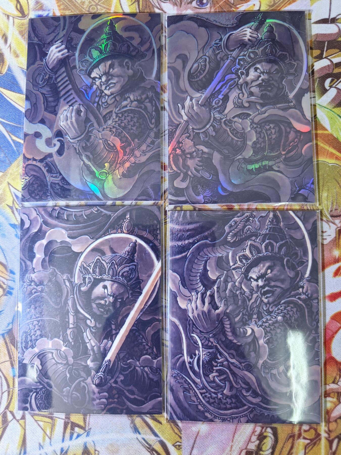 天玑星卡拍第五十四期《呼神唤卫 石墩出动》周一预展结束周四截拍 持续收拍中 满赠三娘需备注 【亲签卡】香山文创 刘晓明 四大天王 彩闪