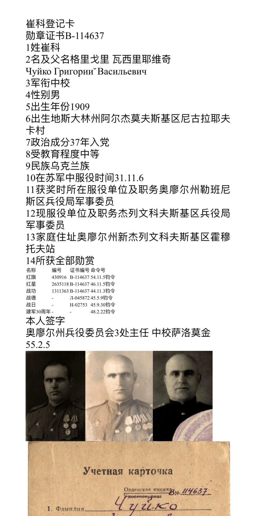 大猫徽章拍卖 第256期  苏联红旗勋章4⃣️ 档案齐全