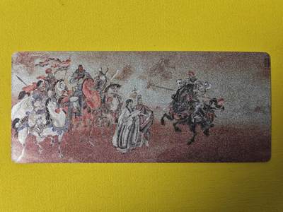 ♥国庆欢乐场：玩卡战线超级大甩拍第11期（好物、稀缺、镇册之宝） 九轩-李云中绘群雄逐鹿（三国）之三国龙虎会异形粗闪卡，非常经典，稀见，送卡膜