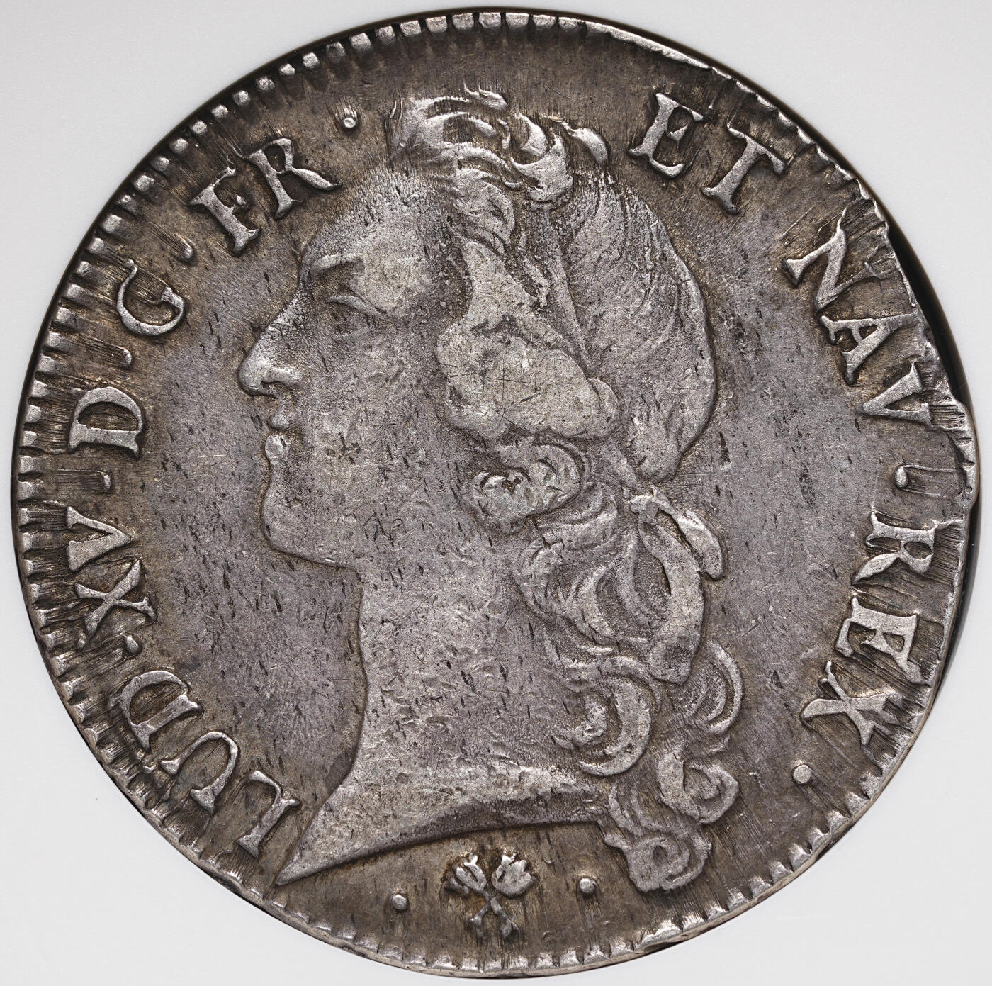 修遠堂世界钱币第四十一期 全场包邮 NGC VF35 1764年法国1埃居大银币 路易十五 L厂铭